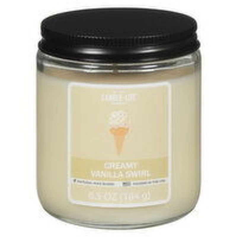 Candle-Lite - Creamy Vanilla Candle Jar, 184 Gram