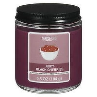 Candle-Lite - Screw Top Jar Juicy Black Cherries Candle, 184 Gram