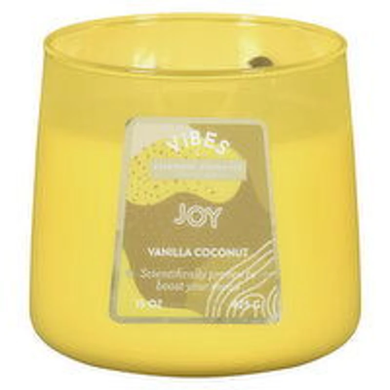 Candle Lite - Essential Elements Vibes Joy 2 Wick Candle In Fruity Floral Scent 15oz, 1 Each