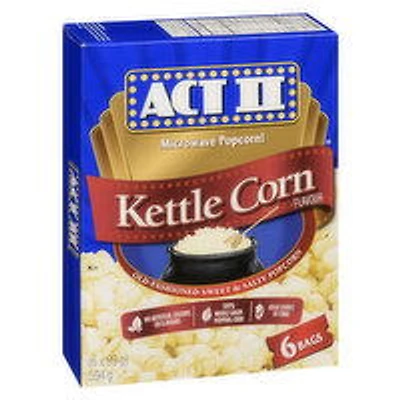 ACT II - Microwave Popcorn Kettle Corn Flavour, 594 Gram