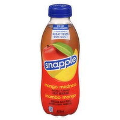 Snapple - Mango Madness Real Fruit Beverage, 473 Millilitre