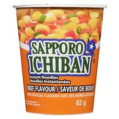 SAPPORO Ichiban - Instant Noodles Cup, Beef, 62 Gram