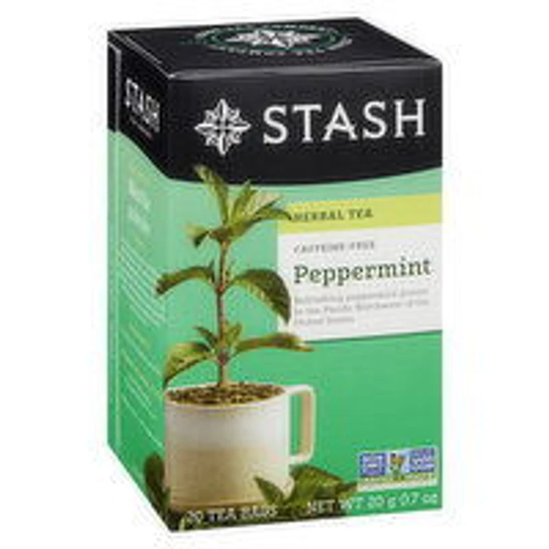 Stash - Herbal Tea - Peppermint Tea, 20 Each