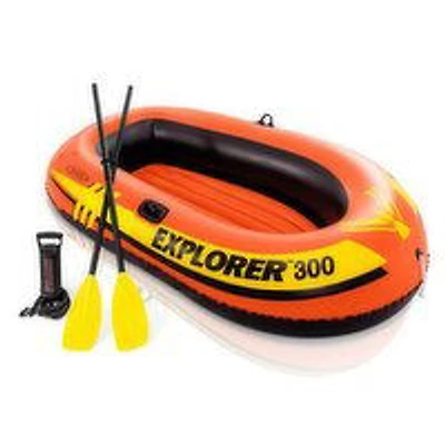 Intex - Explorer 300 Boat Set, 1 Each