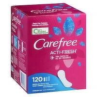 Carefree - Acti-Fresh Body Shape Pantiliners - Regular, 120 Each