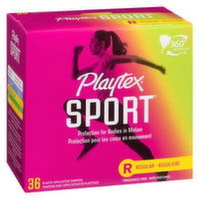 Playtex - Sport Tampons Unscented Regular, 36 Each