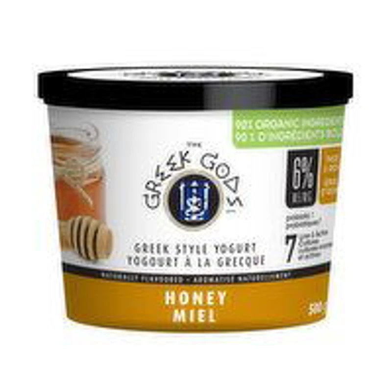 The Greek Gods - Greek Style Yogurt, Honey, 500 Gram