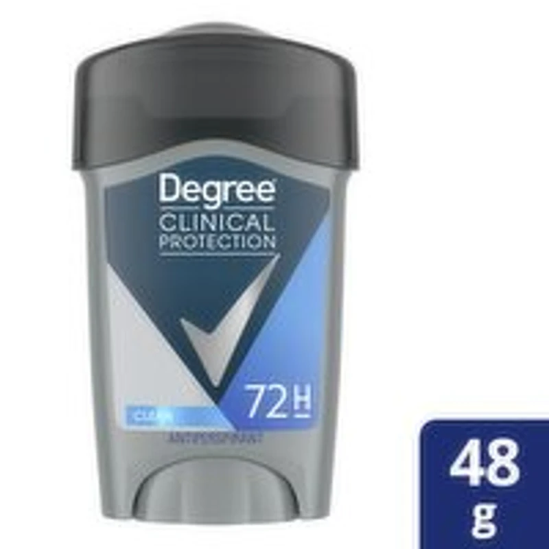 Degree - Men Clinical Strength Anti-Perspirant - Clean, 48 Gram