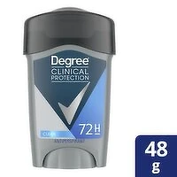 Degree - Men Clinical Strength Anti-Perspirant - Clean, 48 Gram