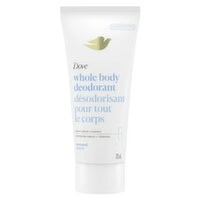 Dove - Dove Whole Body Deodorant Unscented, 73 Millilitre