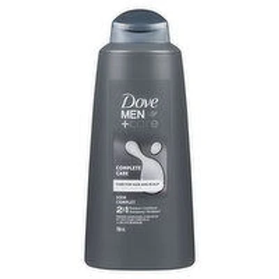 Dove - Men +Car 2in1  Shampoo & Conditioner Complete Care, 750 Millilitre