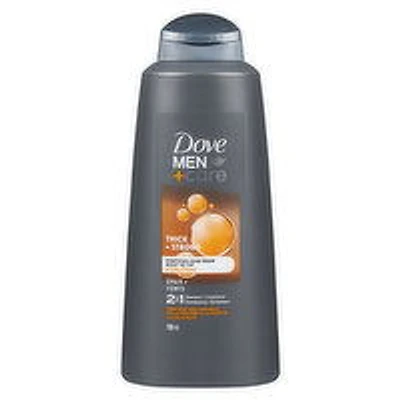 Dove - Men +Care 2in1 Shampoo & Conditioner Thick/Strong, 750 Millilitre