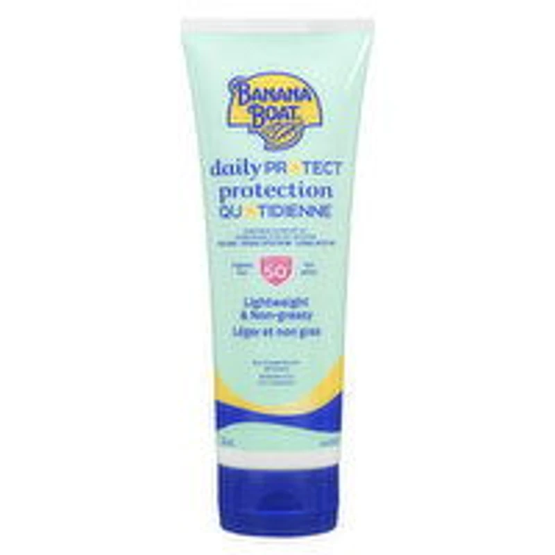 Banana Boat - Daily Protect Lightweight Sunscreen Lotion, SPF50+, 240 Millilitre