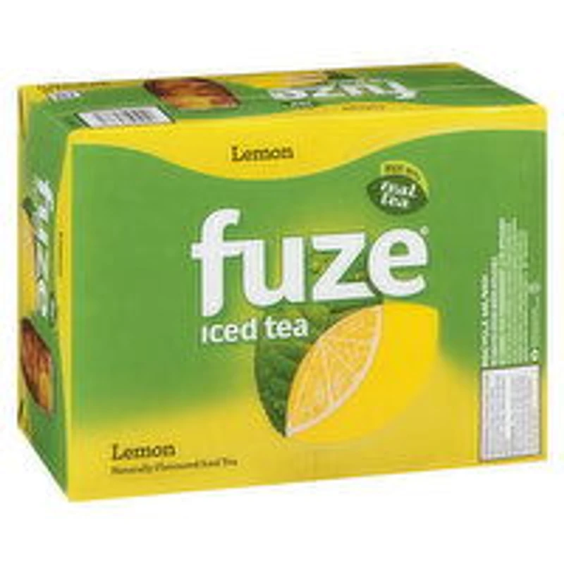 Fuze - Lemon Iced Tea, 341mL Cans, 12 Each