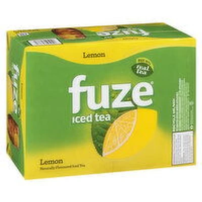 Fuze - Lemon Iced Tea, 341mL Cans, 12 Each