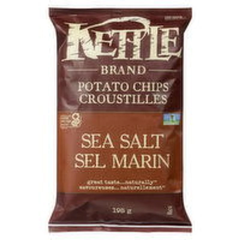 Kettle Brand - Sea Salt Potato Chips, 198 Gram