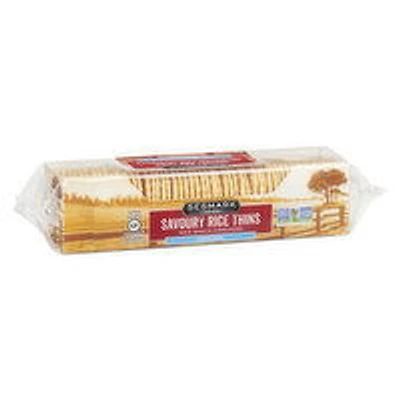 Sesmark - Savoury Thins Sesame Rice Crackers - Original, 90 Gram