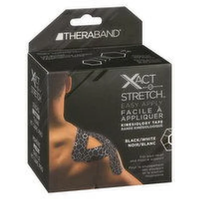 Theraband - Xact Stretch Kinesiology Tape - Black, 20 Each
