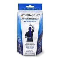 Theraband - Resistance Bands Exercise Tool - Advanced, 3 Each