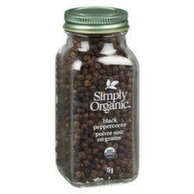 Simply Organic - Black Peppercorns, 75 Gram