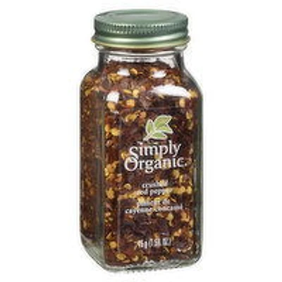 SIMPLY ORGANIC - Red Crushed Pepper, 68 Gram