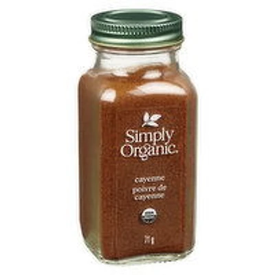 SIMPLY ORGANIC - Cayenne Pepper, 71 Gram