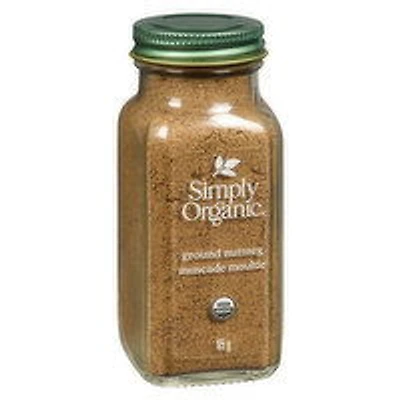 SIMPLY ORGANIC - Ground Nutmeg, 65 Gram