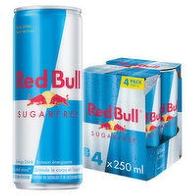 Red Bull - Red Bull Sugar Free Energy Drink, 4 Each