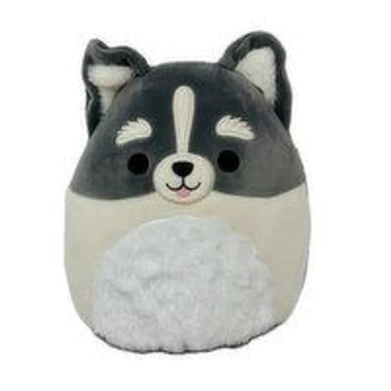 Squishmallows - 8in Paolo Grey & White Pomsky, 1 Each