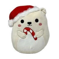 Squishmallows - 8In Holiday Brooke Polar Bear, 1 Each