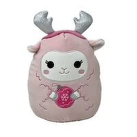Squishmallows - 8In Holiday Pink Lamb, 1 Each