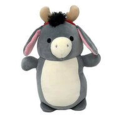 Squishmallows - 10In Holiday HugMees Jason Donkey, 1 Each