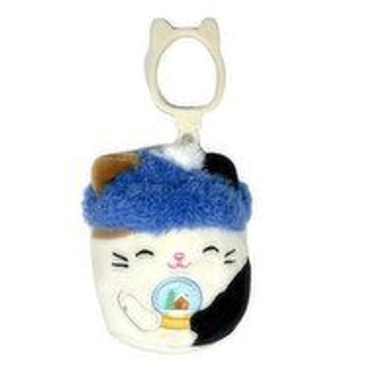 Squishmallows - 3.5In Clip Holiday Cam Calico Cat, 1 Each