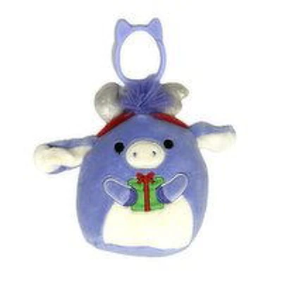 Squishmallows - 3.5In Clip Holiday Milanda Donkey, 1 Each
