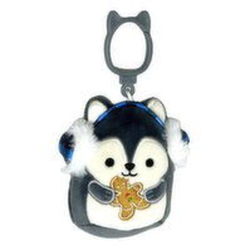 Squishmallows - 3.5In Clip Holiday Ryan Husky, 1 Each