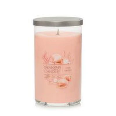 Yankee - Candle Pillar Pink Sands, 14 Ounce