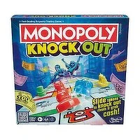Hasbro - Monopoly Knockout Board Game, 1 Each