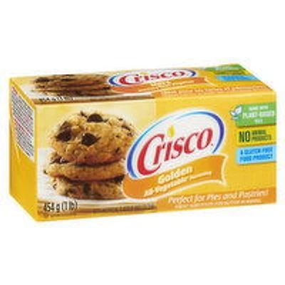 Crisco - Shortening - Golden All-Vegetable, 454 Gram