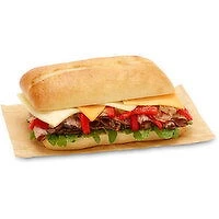 Save-On-Foods - Kitchen Philly Cheese on Ciabatta Sandwich, 1 Each