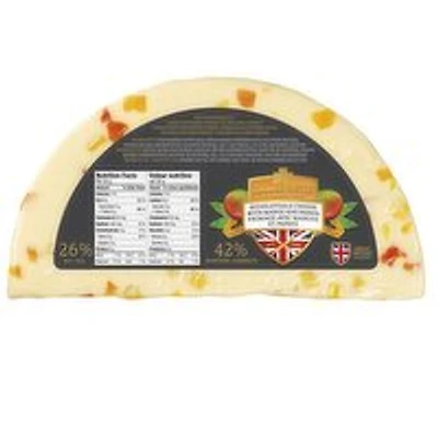 COOMBE CASTLE - Wensleydale Cheese Mango and Papaya, 100 Gram