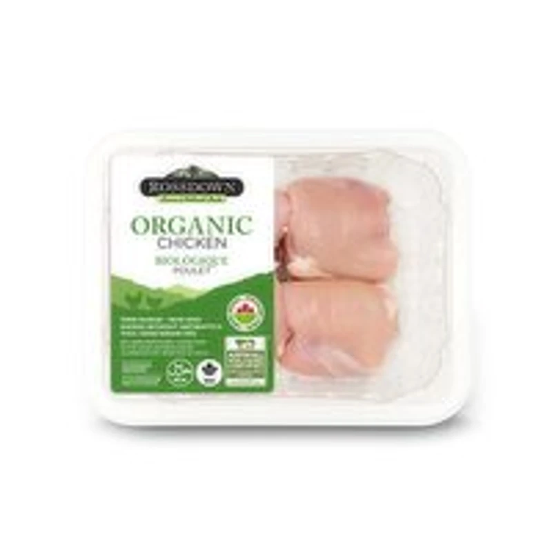 Rossdown - Organic Chicken Thighs Boneless/Skinless, Fresh, 400 Gram