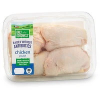 Only Goodness - Raised Without Antibiotics - Chicken Thighs Skin On Bone In, 690 Gram