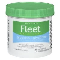 Fleet - Adult Glycerin Suppositories, 24 Each