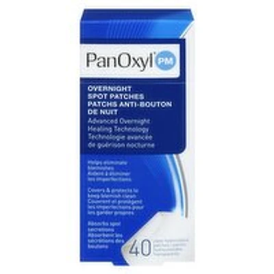 Panoxyl - PM Overnight Spot Patches 40 Clear Hydrocolloid Patches, 40 Each