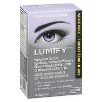 Bausch & Lomb - Lumify Redness Reliever Eye Drops, 7.5 Millilitre