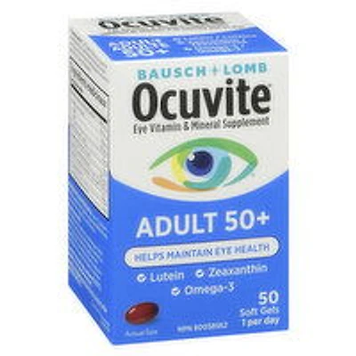 Bausch & Lomb - Ocuvite Eye Vitamin & Mineral Supplement Adult 50+, 50 Each