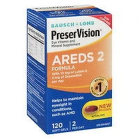 Bausch & Lomb - PreserVision AREDS 2 Formula, 120 Each