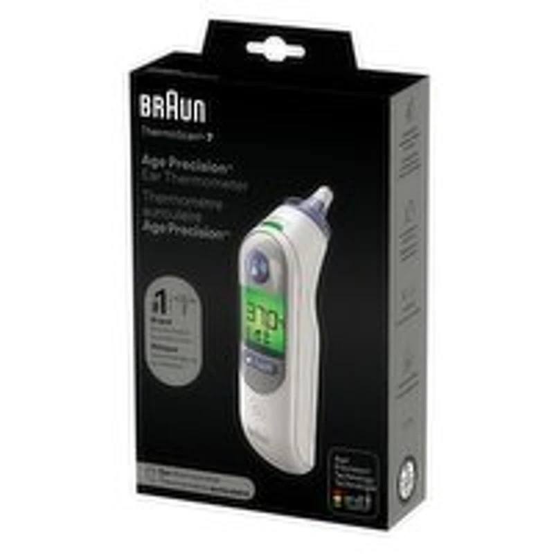 Braun - Braun ThermoScan 7 Ear Thermometer with Age Precision, 1 Each