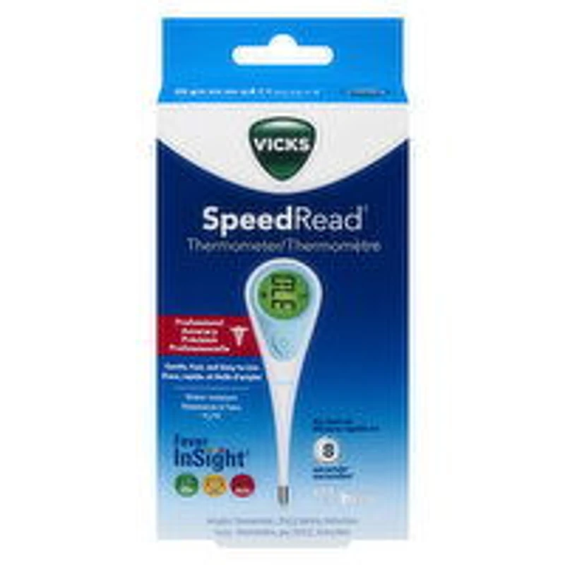 Vicks - Vicks V912CA SpeedRead Digital Thermometer with Fever InSight, 1 Each