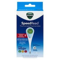 Vicks - Vicks V912CA SpeedRead Digital Thermometer with Fever InSight, 1 Each
